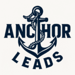 Anchor Leads logo with anchor graphic and bold text